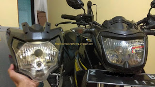 Pasang Headlamp NVA ke NVL