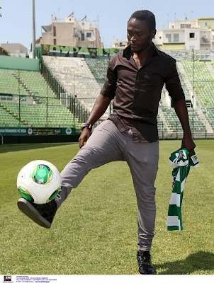 New Pictures of Former Flying Eagles Cpatain in Panathinaikos FC,Greece, Abduljelel Ajagun