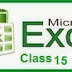 MS Excel 2007 Urdu Video Course Class 15 (Urdu Tutorial)