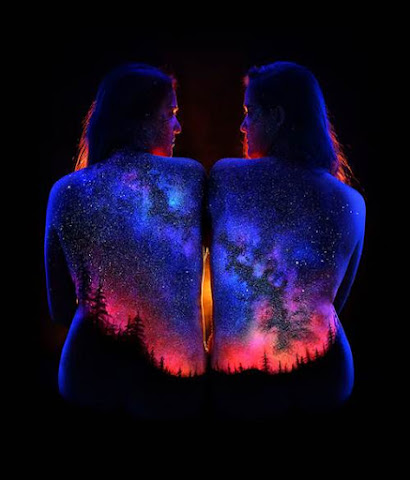 Bodyscapes: Enchanting Body Paintings With The Magic Of Black Light