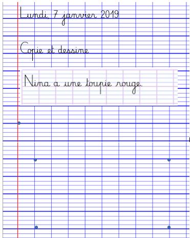 La Classe De Sanleane Copie Et Dessine Cp Et Copie Ce1