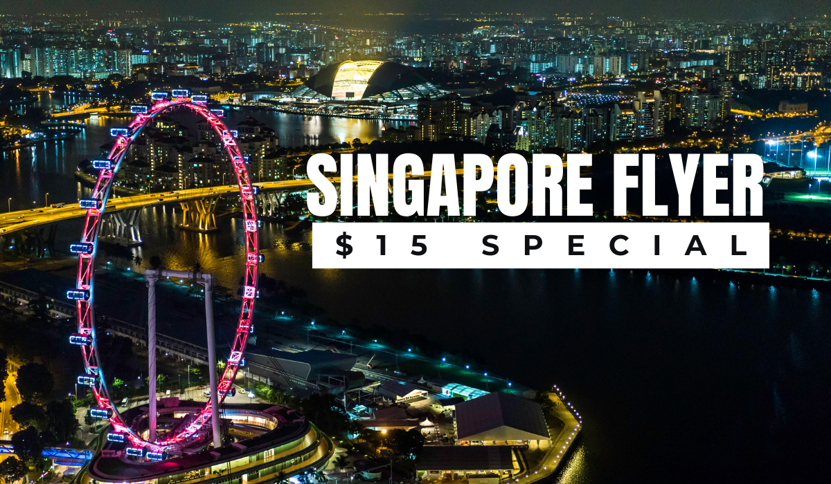 Singapore Flyer 15th Anniversary Special : $15 to ride the Singapore Flyer