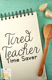 This tired teacher time saver will help you organize your recipes, plan a week of meals for your family and produce an organized grocery list. Organize your recipes in one spot and share them with your friends. Make meal planning easier so that you have time to grade papers…or take a nap.  