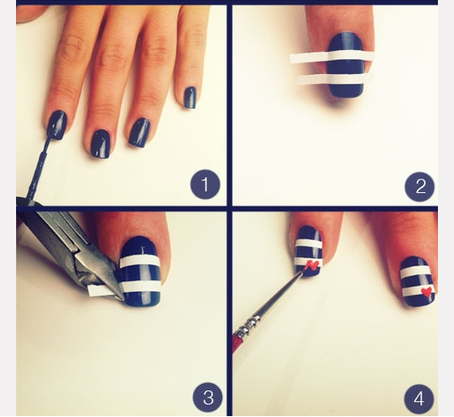 Simple Nail Art Step by Step Instruction | Fashionate Trends
