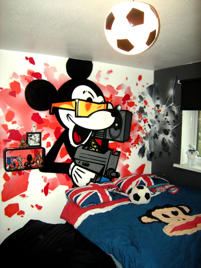 Desain Lukis/Grafiti kamar keren  Mas Boo Rooms