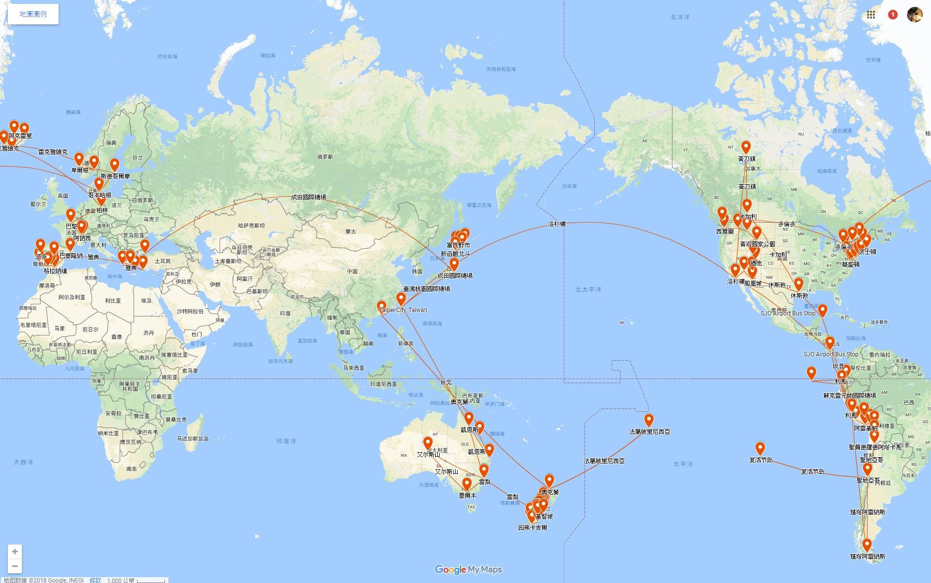 MR環遊世界度蜜年 - 300天20國路線分享
