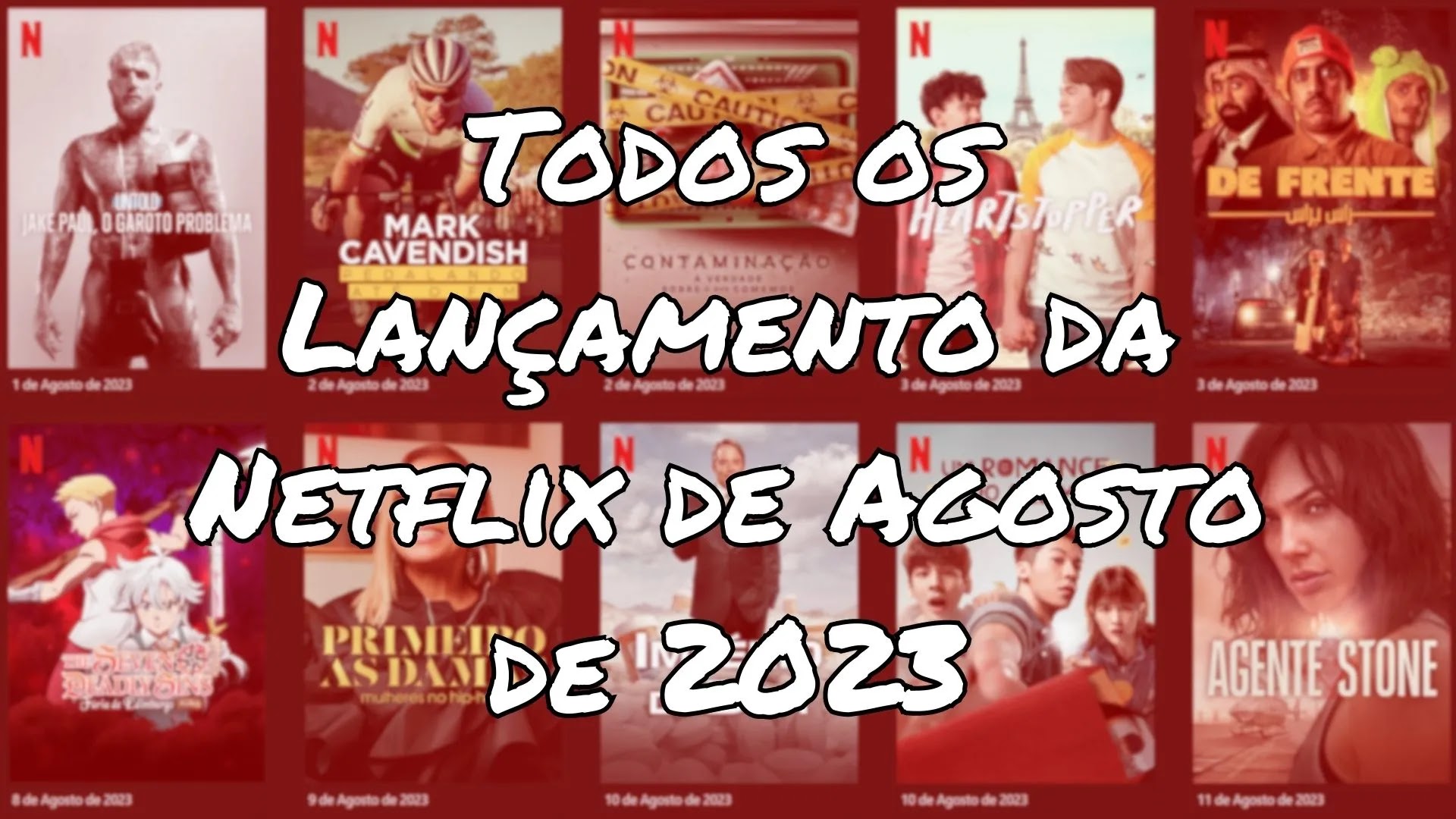 Todos os lançamentos da Netflix nesse mês de agosto de 2023