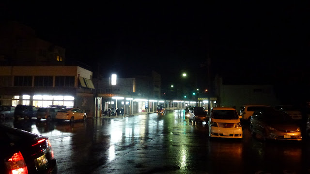 Shops outside of Takanosu station