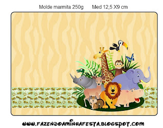 Baby Jungle Free Printable Labels.