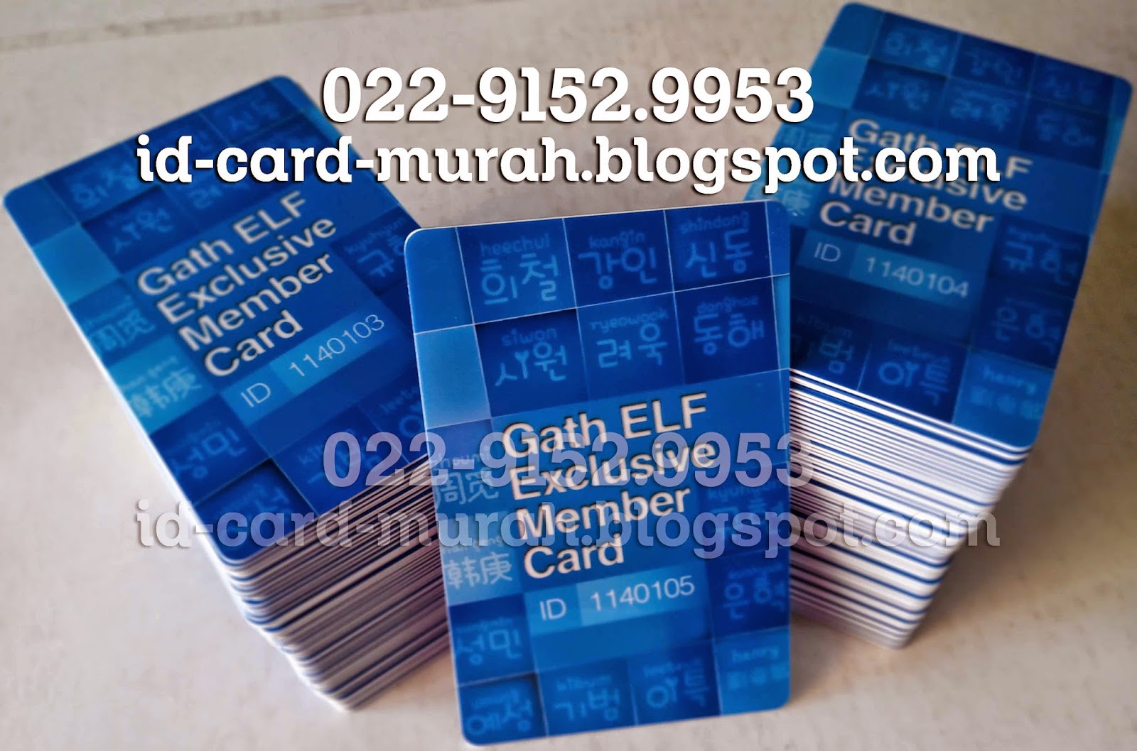 Bikin ID Card Kartu Anggota - 081320607341 cetak id card 