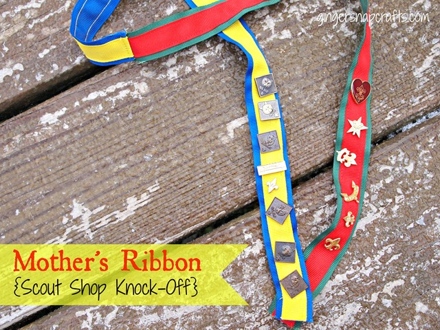 Cub Scout Mother's Necklace from GingerSnapCrafts.com
