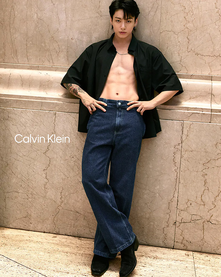 Calvin Klein Jeans’ SS24 Campaign Featuring BTS's K-Pop Superstar Jungkook