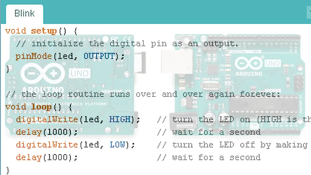 Arduino programming language.