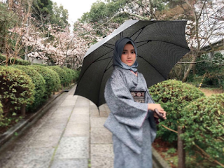 Foto Wirda Salamah Ulya Terbaru di Kyoto Jepang