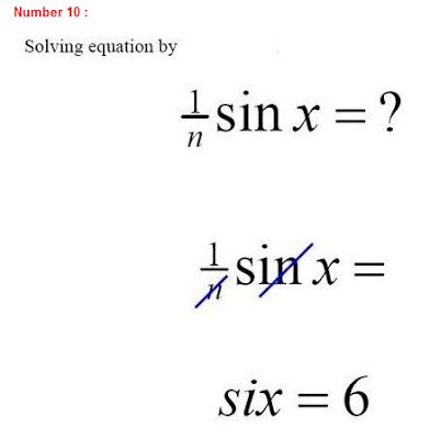 funny test answer: trigonometry