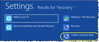 Cara Membuat Recovery Disk Disk Pemulihan di Windows 8