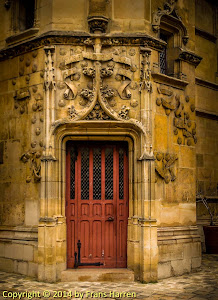 Door in l'Hôtel de Cluny