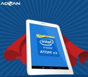 Harga Advan X7 Tablet 1 Jutaan Berotak Intel Sofia