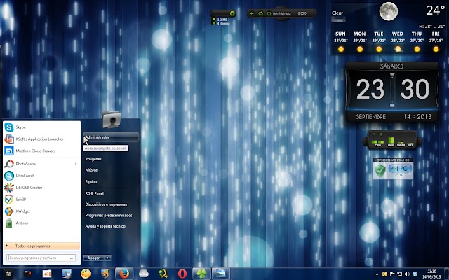 Dark Vista - Tema para Windows 7