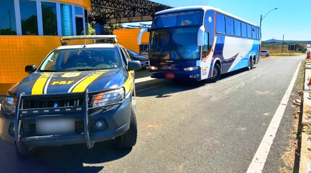 PIRIPIRI: Ônibus é apreendido e condutor foi preso por adulteração de sinal de veículo automotor