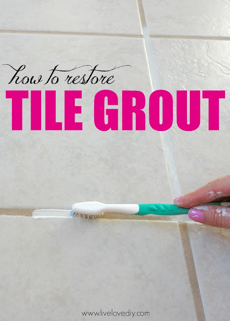 10 Home Improvement Ideas: how to make the most of what you already have (like the secret to restoring your dirty tile grout!) This is so great!