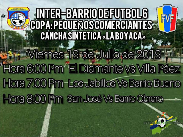 APURE: Arranca Fútbol 6 Libre en cancha Boyacá este viernes en Guasdualito- Alto Apure.