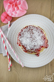 Pancakes Gelée Fraise Groseille Banane Coco Recette