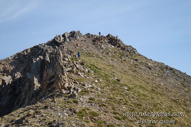 Puntal de Loma Púa - Pico del Sabinar - Pico del Púlpito - Puntal de Terreras Azules