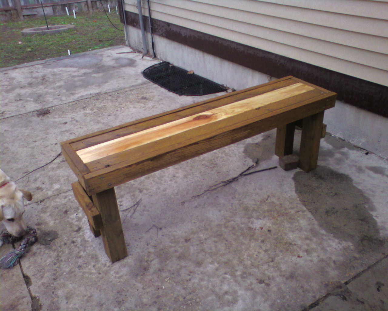 Wood Patio Benches Projects