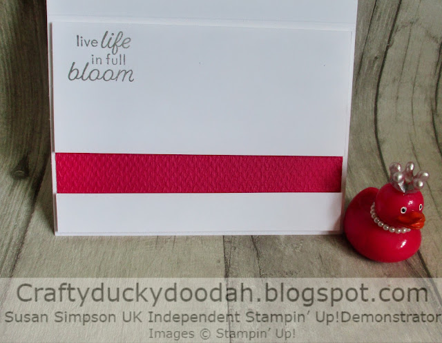 Craftyduckydoodah, Stampin' Up!, Flowering Rain Boots, Ink Stamp Share Blog Hop,