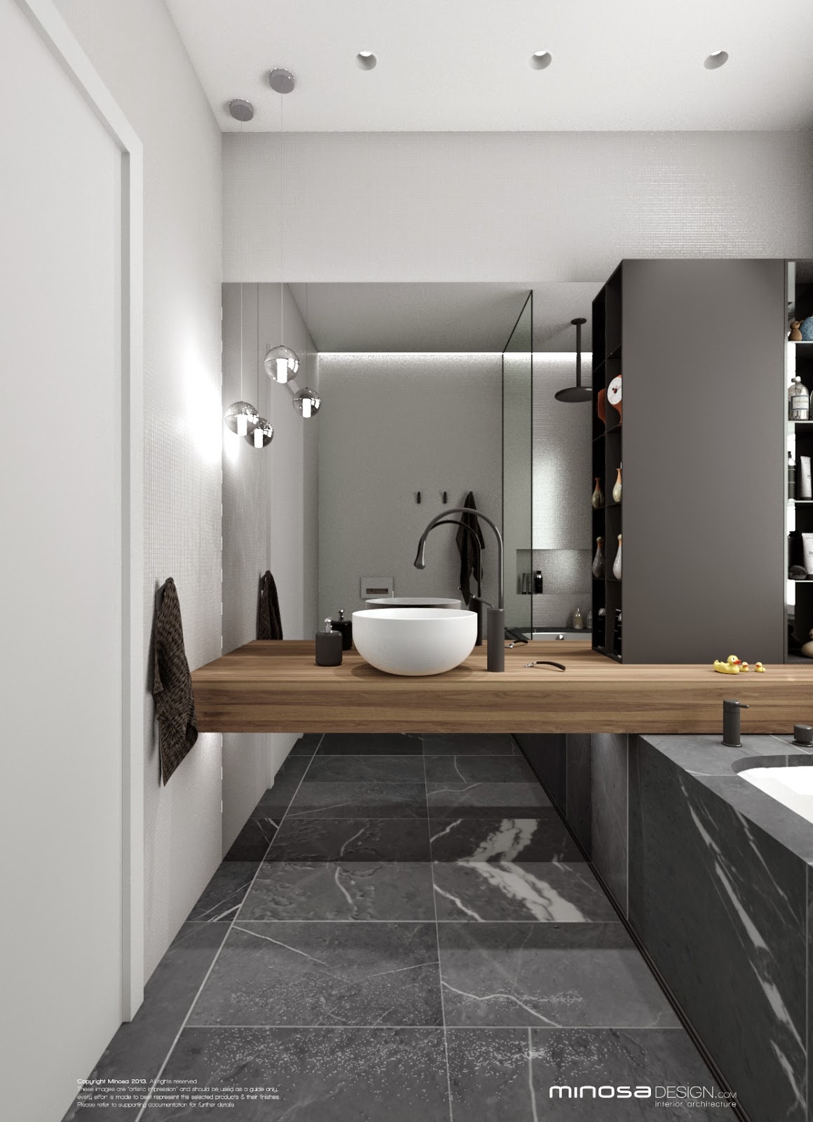 Minosa Bathroom  Design Small  space feels large