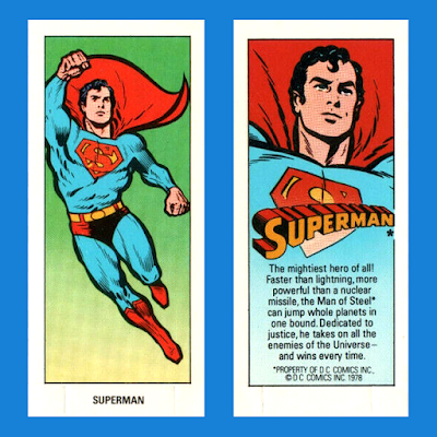 1978 Weetabix : Superman Picture Cards