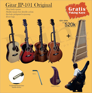 Gitar Akustik / Akustik Elektrik JP-101 Art.Series 