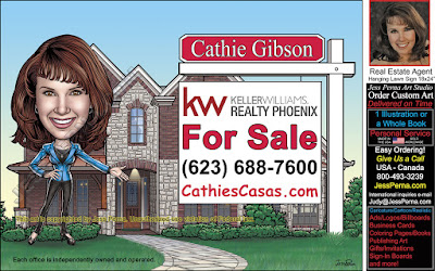 Keller Williams For Sale Sign Business Card