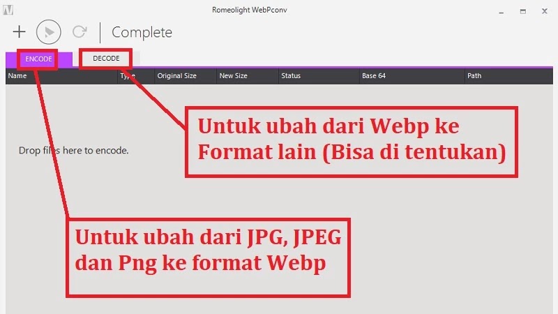 Cara Convert Format Gambar Png, Jpg, Jpeg Ke Webp Secara Offline Gratis