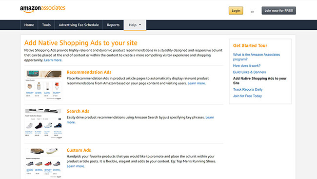 AdSense Alternative: Amazon Associates / Native Shopping Ads