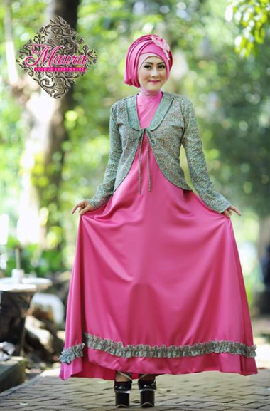 20 Contoh Model Baju Pesta Muslim Modern Remaja Terbaik 