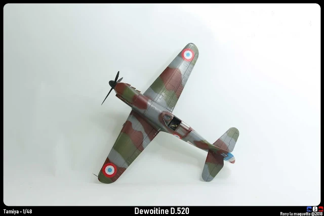 Dewoitine D.520 du GC 1/3 de Tamiya au 1/48.