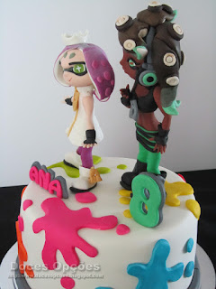 splatoon marina pearl cake sugar paste