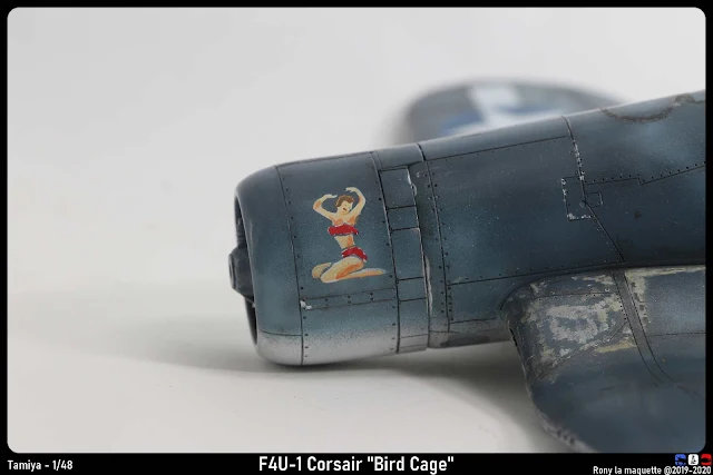 Les pin-up du F4U-1 Corsair de Tamiya au 1/48.