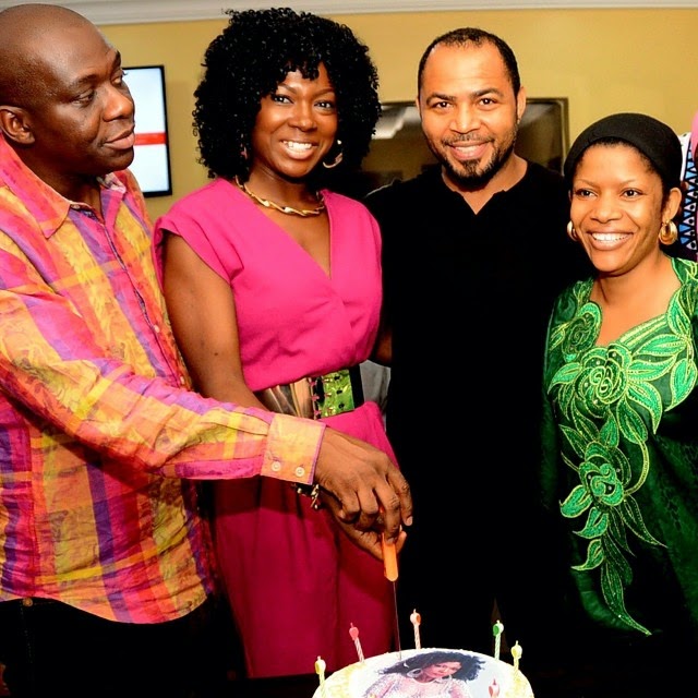 Prince Okonkwo and Ramsey Noah at Susan Peters Birthday Bash