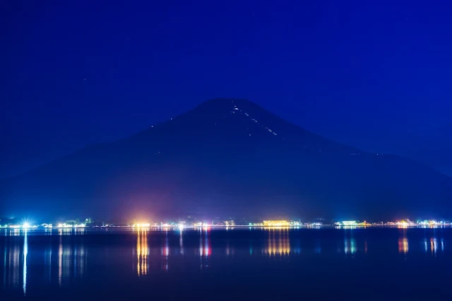 富士山・夜景～山中湖長池親水公園