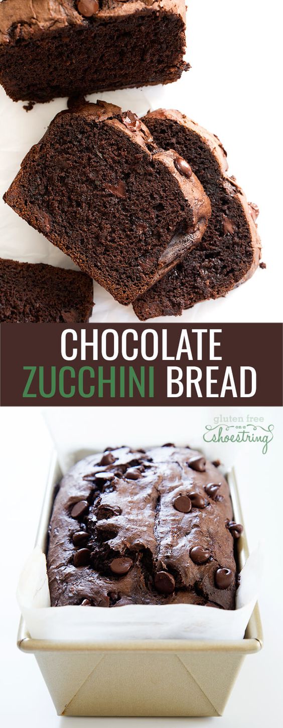 This moist and fudgy double chocolate gluten free zucchini bread will have you wondering how it’s possible that there are 2 cups of grated vegetables hidden inside!