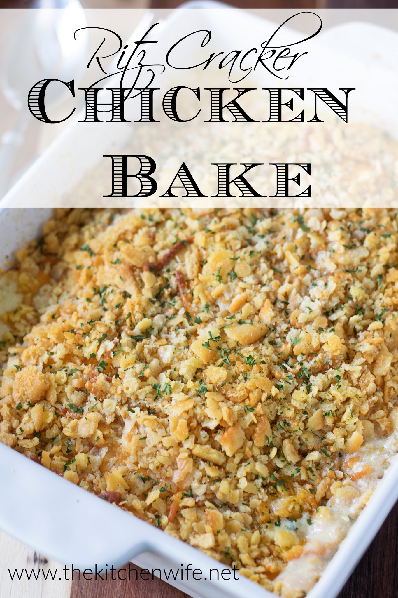 Ritz Cracker Chicken Bake Recipe