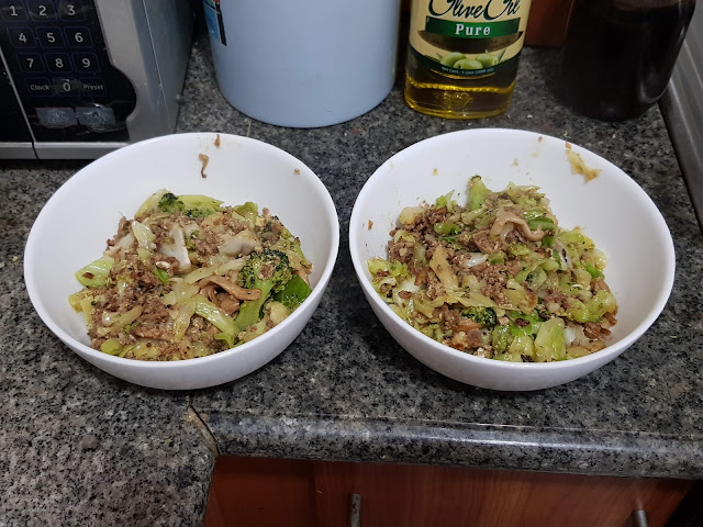 Two Bowls of Stir Fry