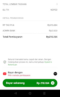 cek besaran tagihan listrik bulanan Online