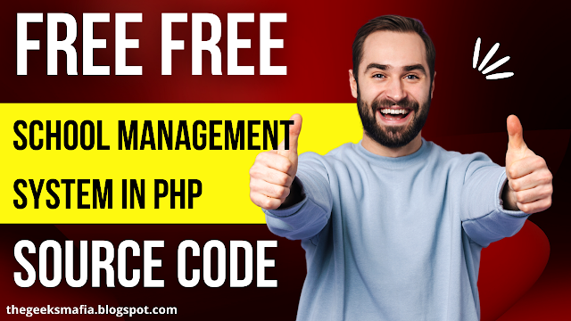 Free School management system source code