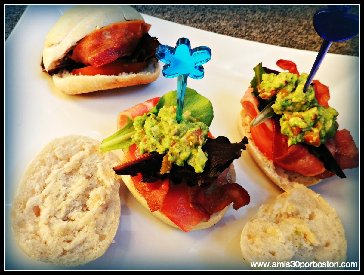 Aperitivos para la Super Bowl: Sweet Panecillos de Beicon y Guacamole