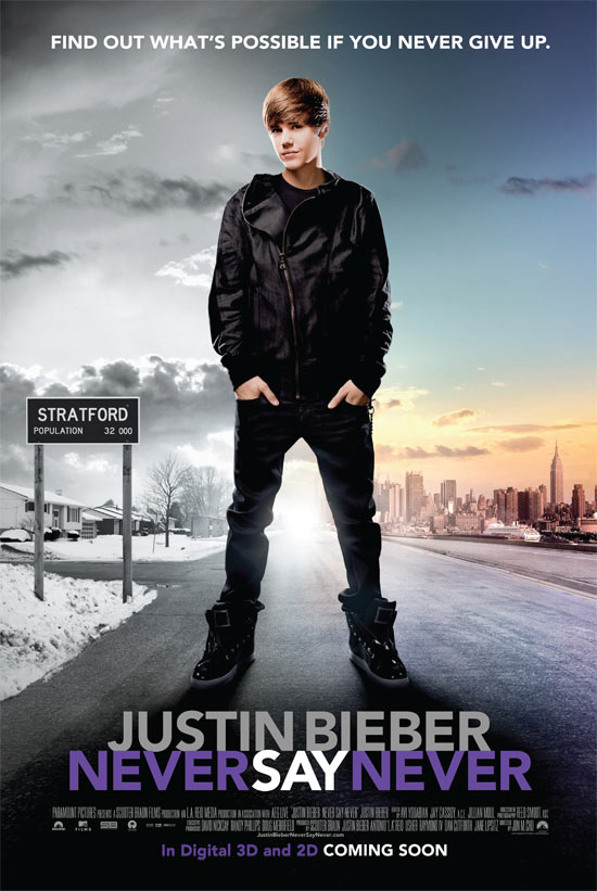 justin bieber never say never dvd label. Justin Bieber: Never Say Never