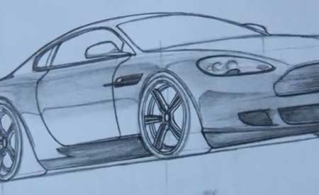 Aston Martin on Step By Step Hd   Aston Martin   Video Lessons Of Drawing   Painting